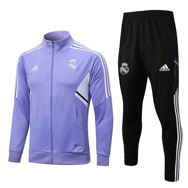 Trainingsanzug Real Madrid 2022-23 Lila Schwarz